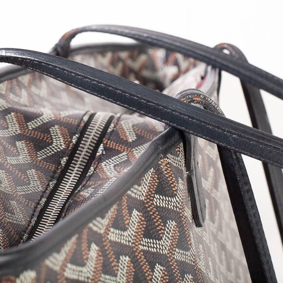 Authentic Goyard Goyardine Artois MM Black Tote Bag - Picture 3 of 16